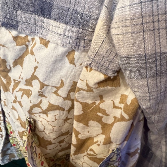 148 NWT BlueVelvet Boho Patchwork Detail Jacket - Picture 10 of 16